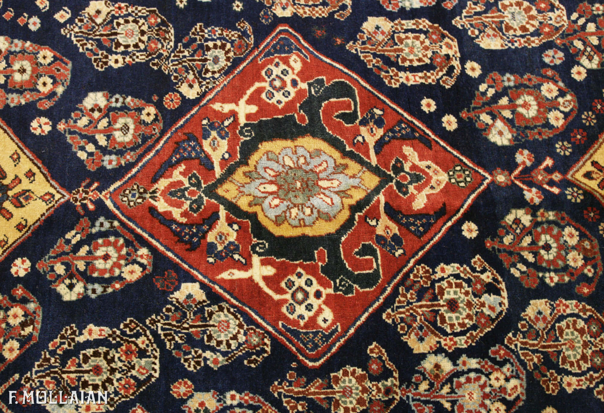 Tapis Persan Antique Kashkuli n°:84931382